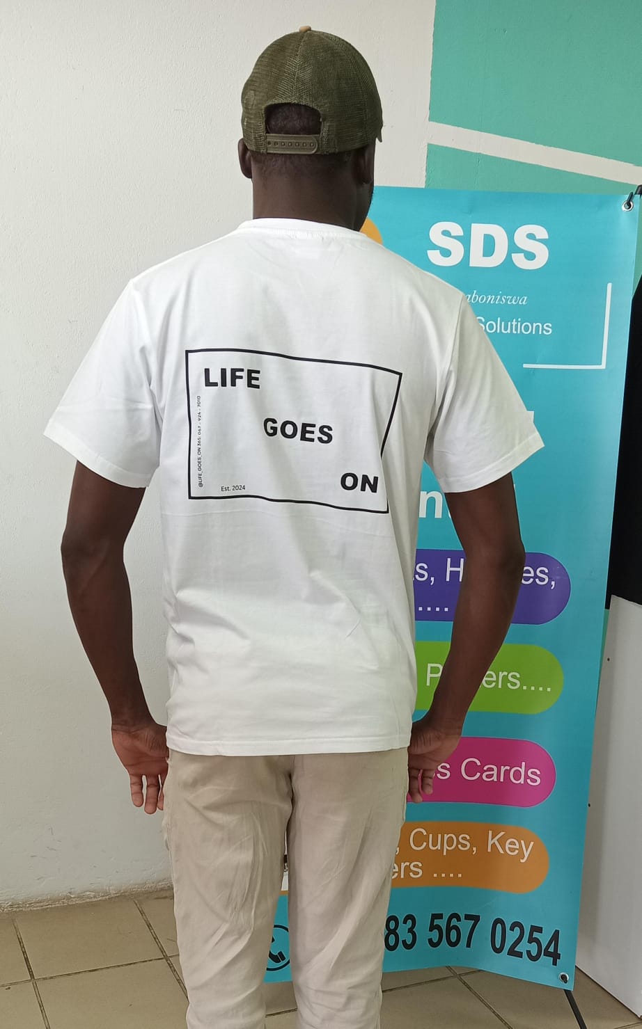 Life Goes On branded shirt